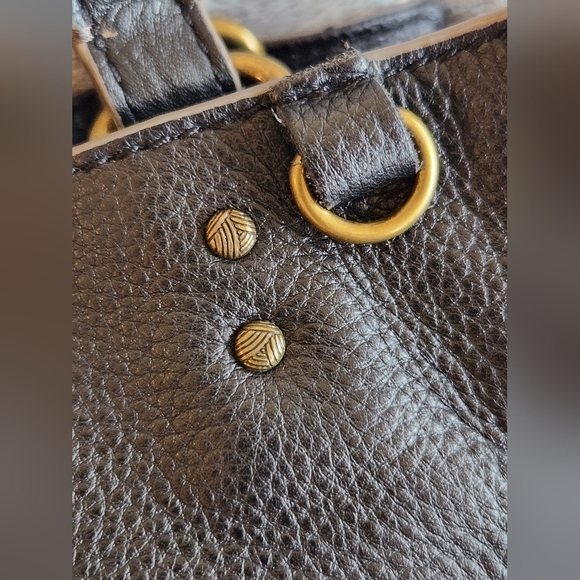 The Sak Black Leather Satchel Melrose Model - Picture 4 of 15